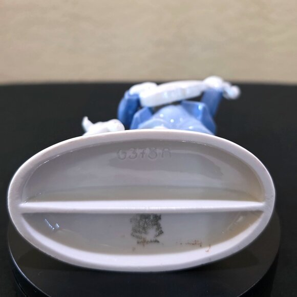 Gerold Porzellan "BOY WITH GUITAR AND DOG" Porcelain #6378A Figurine Statue - Picture 11 of 14